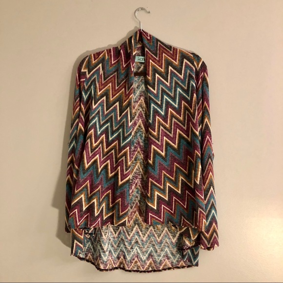 Karlie Aztec Design Long Sleeve Cardigan - Picture 4 of 12